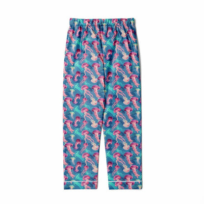 Men's Satin Set Pajamas - Ocean