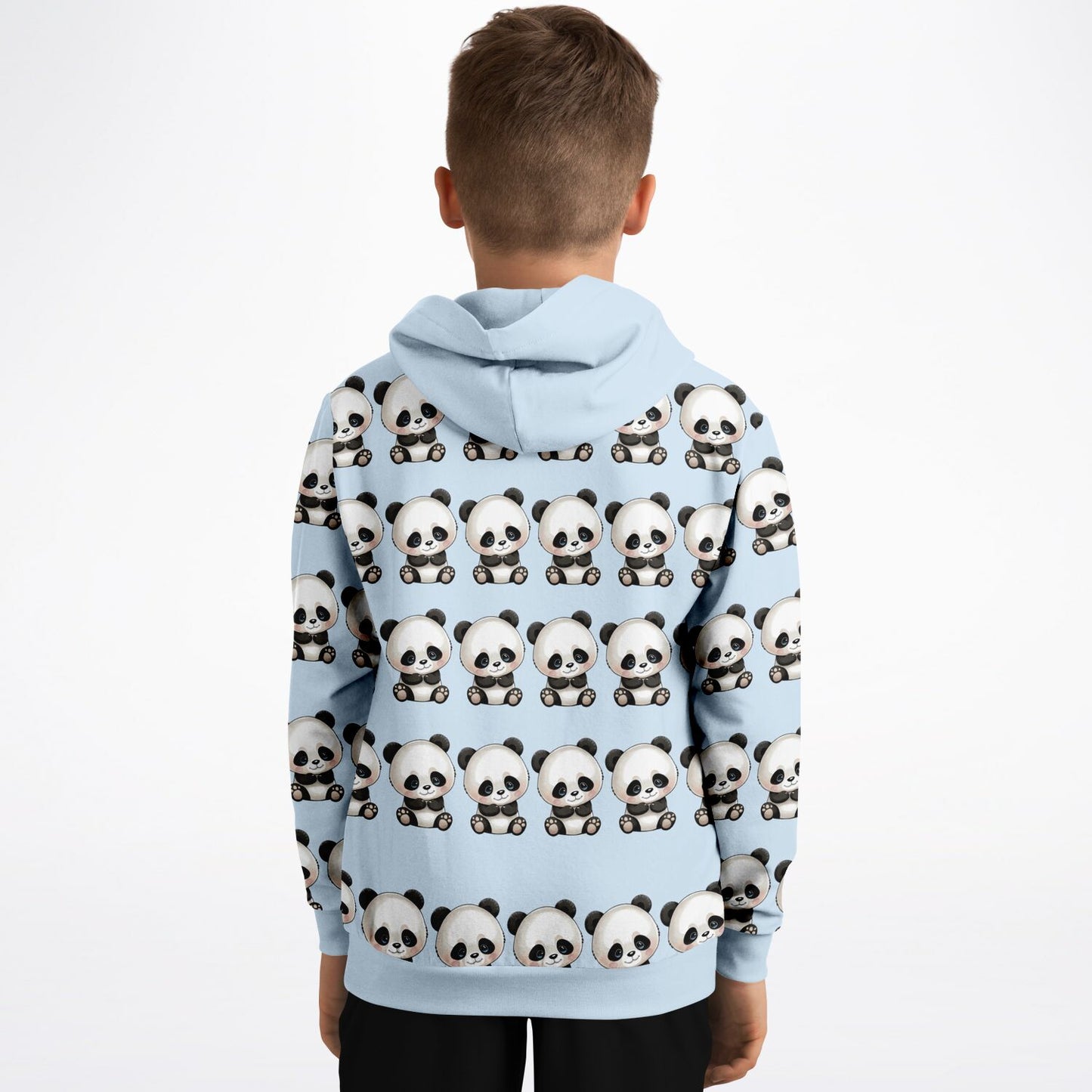 Fashion Kids Hoodie - Blue Panda
