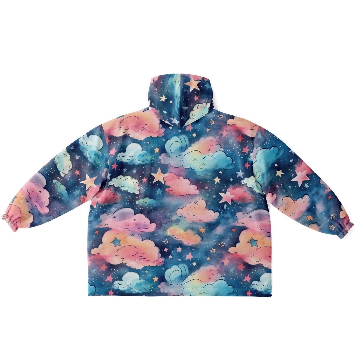 Custom Name and Custom Photo Snug Hoodie - All Over Print Sleep