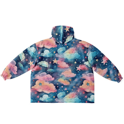 Custom Name and Custom Photo Snug Hoodie - All Over Print Sleep