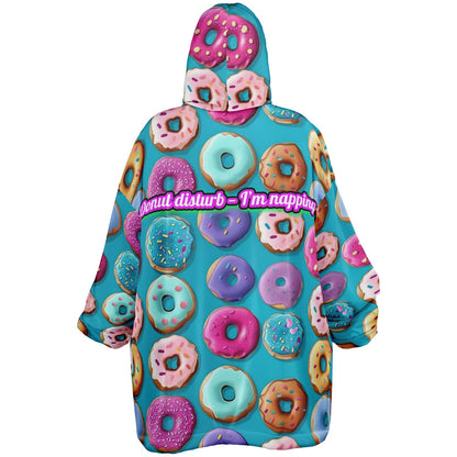 Custom Text Snug Hoodie - All Over Print - Donut