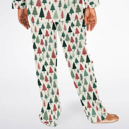 Men's Satin Set Pajamas - Christmas Tree