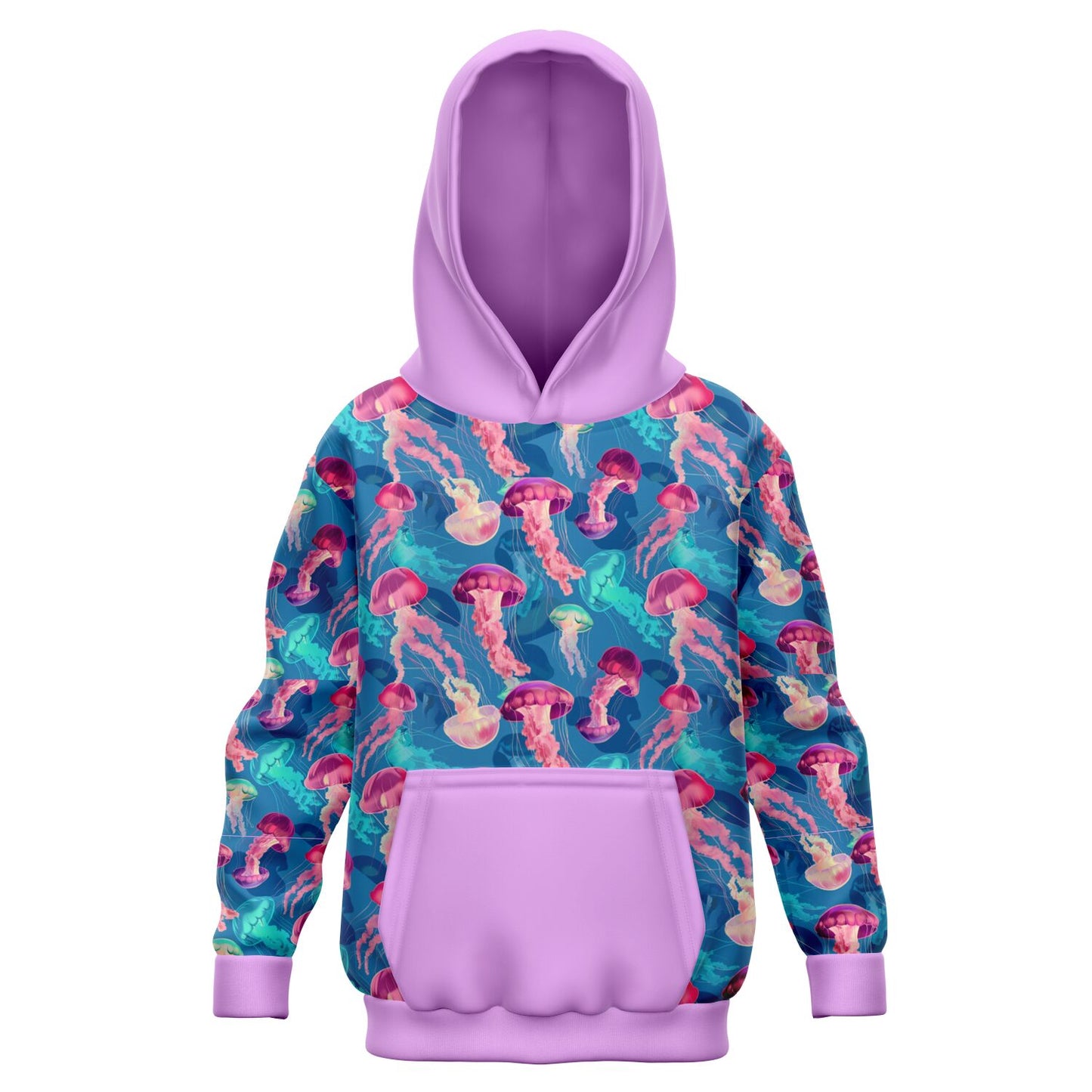 Fashion Kids Hoodie - Pink Ocean