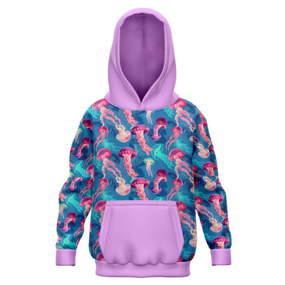 Fashion Kids Hoodie - Pink Ocean